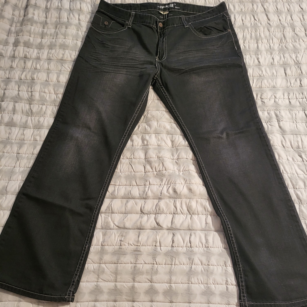 Size 38wx32l Black Flypaper Jeans